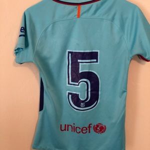 Barcelona 2017/2018 Authentic Women away Jersey